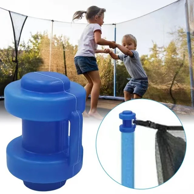 8pcs Trampoline End Cap Protective Fitness Blue For The Net Poles Waterproof Durable Safety Leisure 25mm Diameter Spare Part