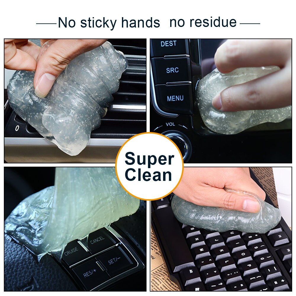 Car Cleaning Lijm Gel Magic Sticky Cleaner Dust Remover Airconditioner Vent Schoon Modder Thuis Computer Toetsenbord Dirt Cleaner Gum