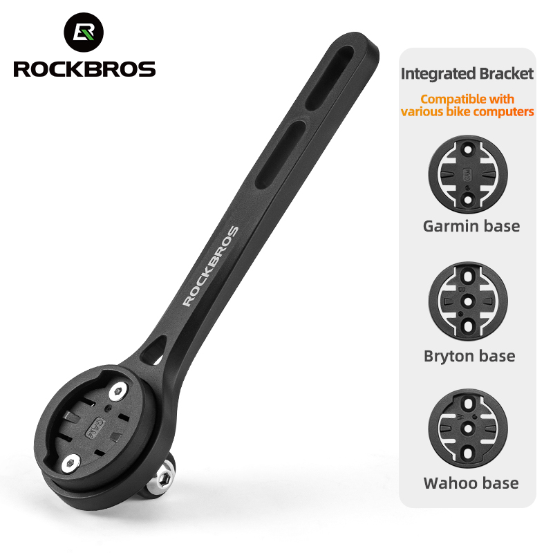 ROCKBROS Fahrradhalterung für Garmin Wahoo Bryton Basisverlängerungshalterung MTB Rennrad Gopro Lichthalter Fahrradzubehör