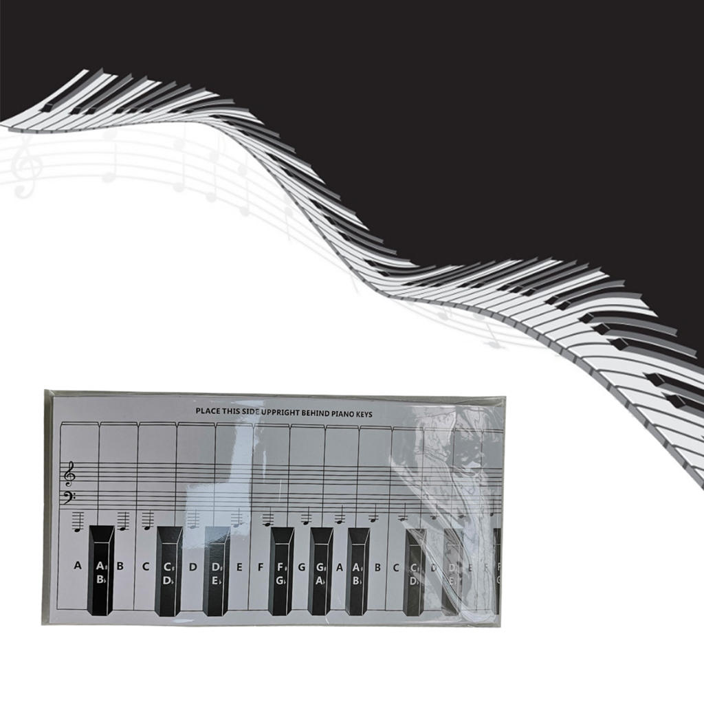 Toetsenbord Praktijk Papier Hulp Set Piano Note Grafiek Gids Praktijk Toetsenbord &amp; Note Grafiek Voor 88 Key Toetsenborden