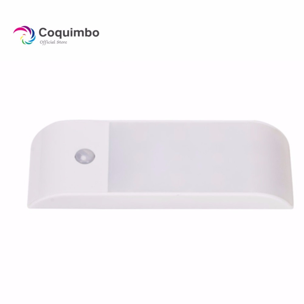 SMD LED Sensor Light USB Oplaadbare Onder Kast Verlichting Magneet PIR Motion Sensor Nachtlampje Voor Closet Garderobe Keuken