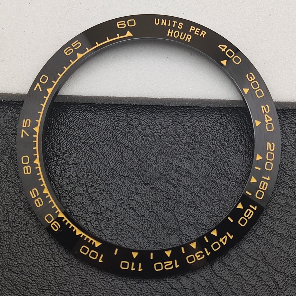 Keramische Bezel Insert 38.5*30.5Mm Voor 39Mm Horloge Onderdelen: Blauw