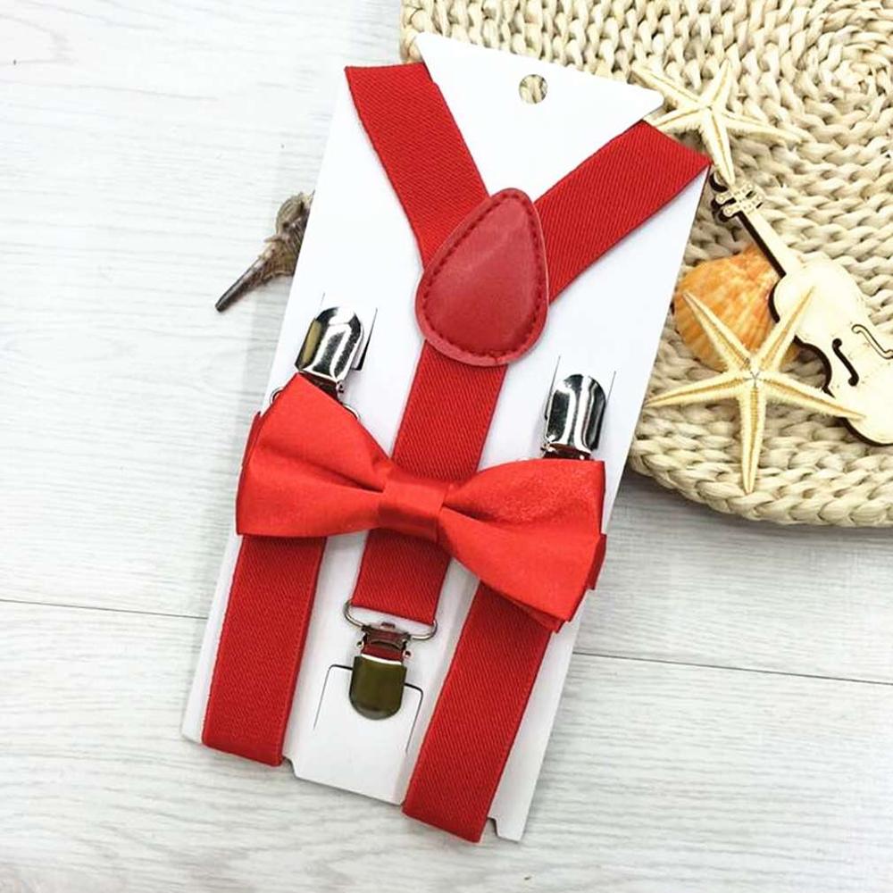 Kind elastisch Straps Fliege Passenden Rauchen Anzug Junge Mädchen freundlicher Kostüm Elastische Outfit Einstellbare Y-Zurück befestigen Gürtel: 2