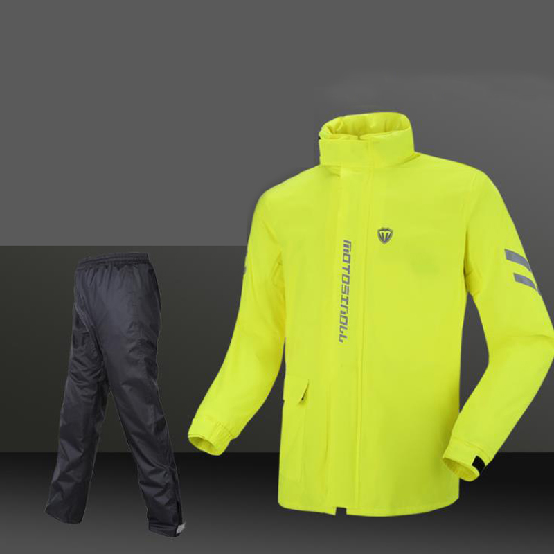 Conjunto de chubasquero para motocicleta para hombre, ropa de lluvia al aire libre, mono impermeable de pesca, abrigo de lluvia ultrafino, equipo de protección para ciclismo y senderismo, R-113