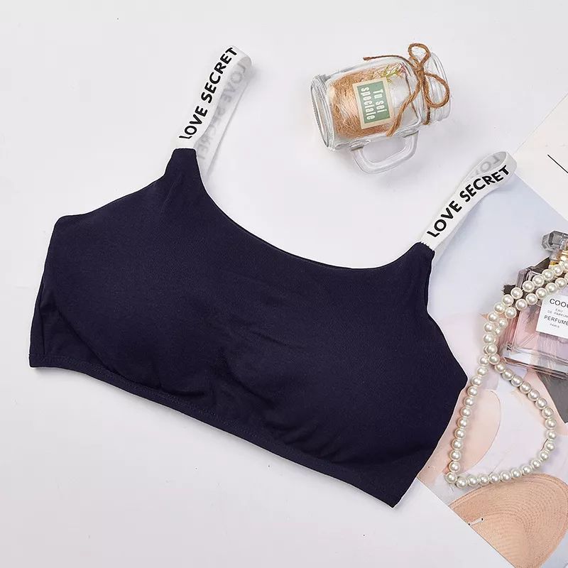 Sujetador deportivo de realce para correr y Fitness, ropa interior de algodón, Tops deportivos para mujer, ropa de gimnasio, ropa deportiva unicolor para mujer
