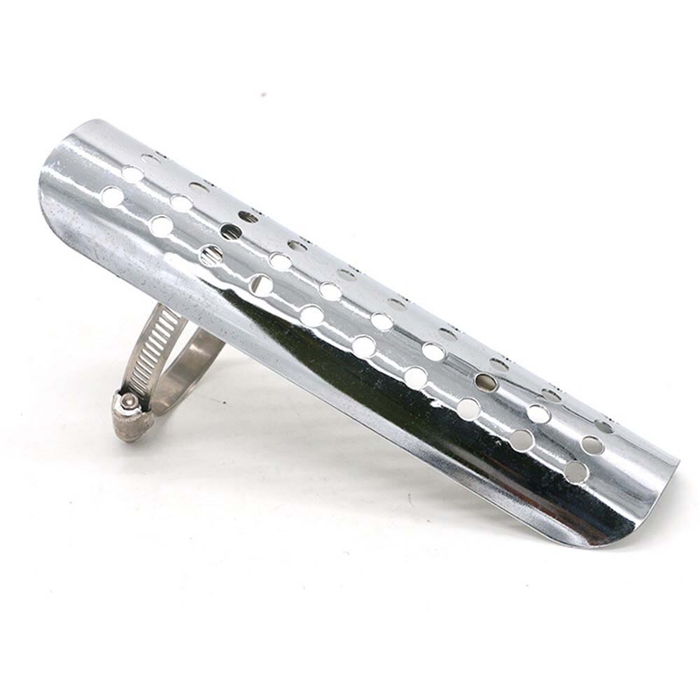 Chrome Scooter motorcycle exhaust Heat Shield moto Exhaust Muffler Pipe Cover Heel Guard For Harley Softail Dyna Cruiser