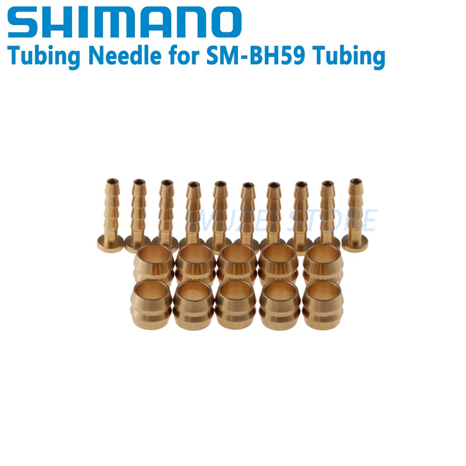 Shimano sm -bh59 bh90 pyörän jarruletku hydraulinen levyjarru oliivi liitäntä sisäosat holkki ja neula jarruletkusarja: 10 paria sm -bh59