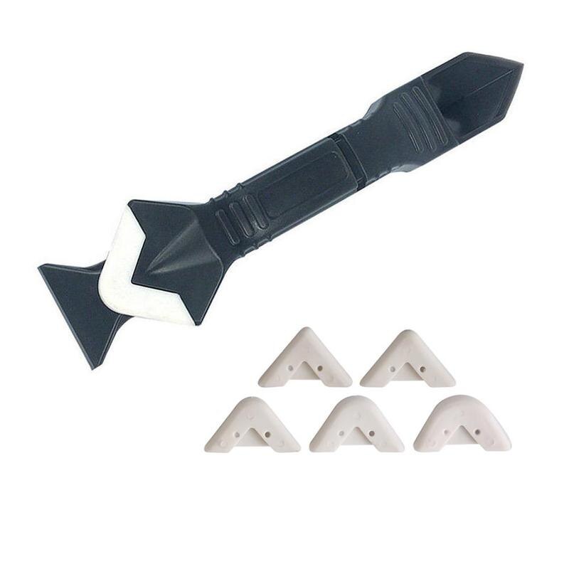 Scraper Squeegee Flooring Tools Floor Cleaner Angle Remove Glue Tool Residual Shovel Tile Glass E3Q6: black