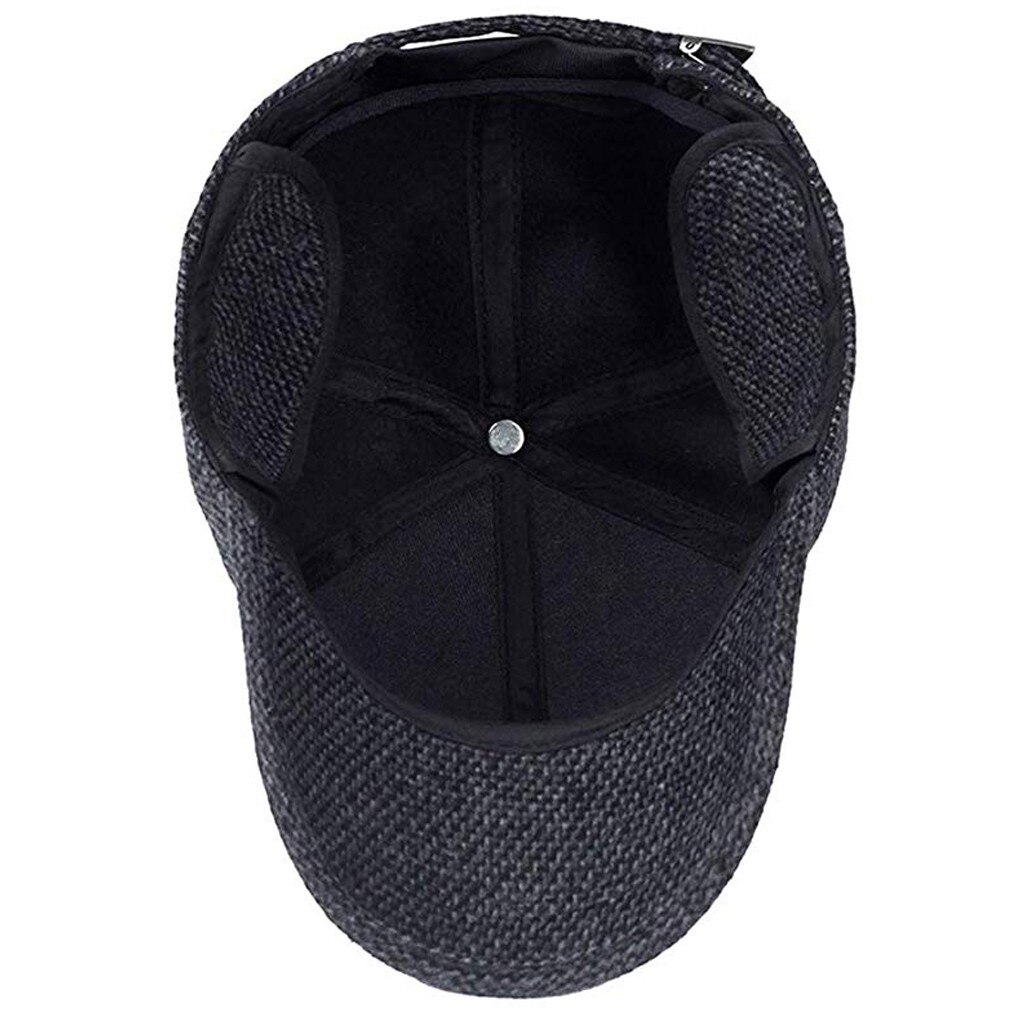 Winter Cap Heren Baseball Cap Oorklepjes Gorra Hombre Outdoor Warm Thicken Ingericht Cap Snapback Hoed Voor Volwassen 30H