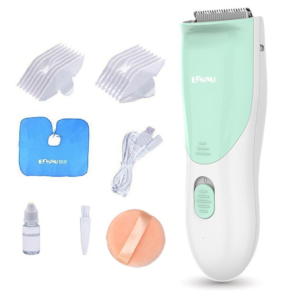 Haartrimmer met laag geluidsniveau, draadloos gereedschap, trimmer, zuignap, keramisch mes, usb-oplaadbaar, elektrisch, waterdicht: Groente