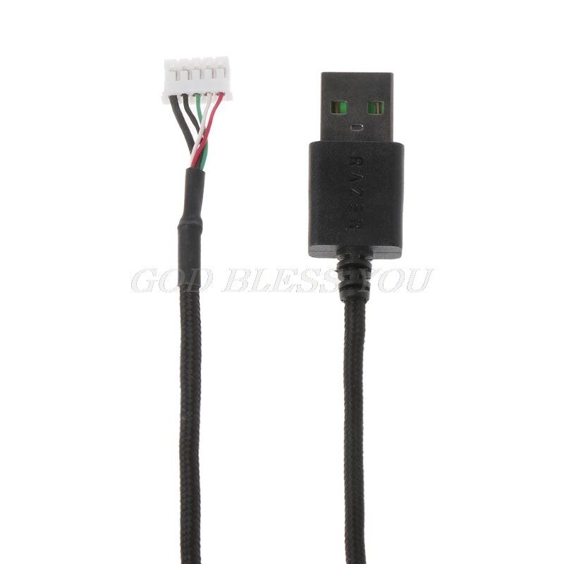 Durable Nylon Braided Line USB Mouse Cable Replacement Wire For Razer DeathAdder Elite Wired Gaming Mouse