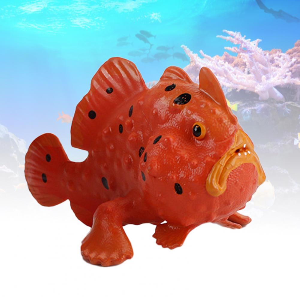 Mariene Leven Oceaan Zee Dieren Grouper Garnalen Inktvis Zeester Simulatie Ornament Simulatie Ornament Oceaan Zee Dieren