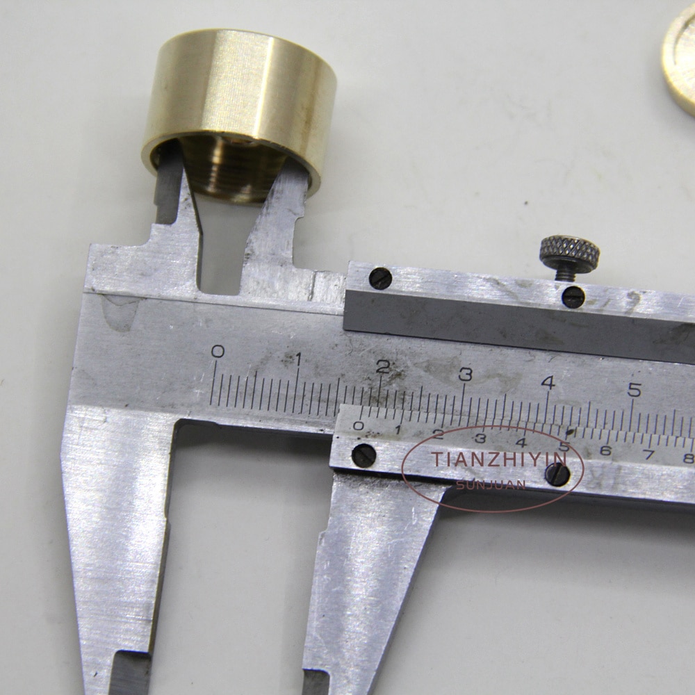 Trumpet Trim Kit Caps Raw Brass Custom parts Trumpet Trim Kit Heavy