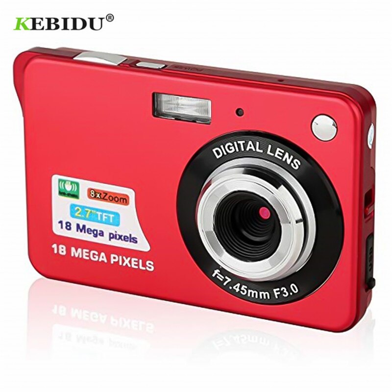 Kebidu 2.7 ''Tft Lcd Hd 720P 18MP Digitale Video Camera Camcorder Met 8X Digitale Zoom Anti-Shake 5MP Cmos Sensor