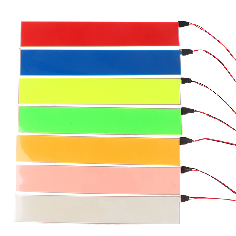 1Pc 12V 30.3X5.3Cm Flexibel El-Lichtpaneel Elektroluminescerende Achterlichtstriplamp Voor Thuisautofeest Laag Stroomverbruik
