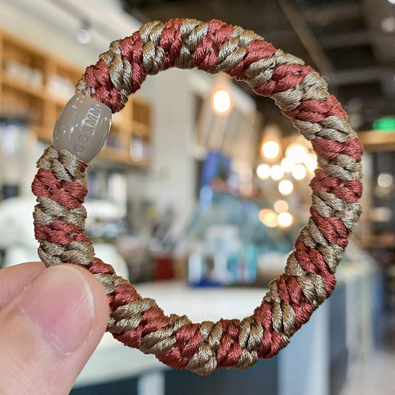 Trendy kvinder elastik hår gummibånd pige elastik hårbånd dame hår scrunchies børn hår tilbehør holder: 12