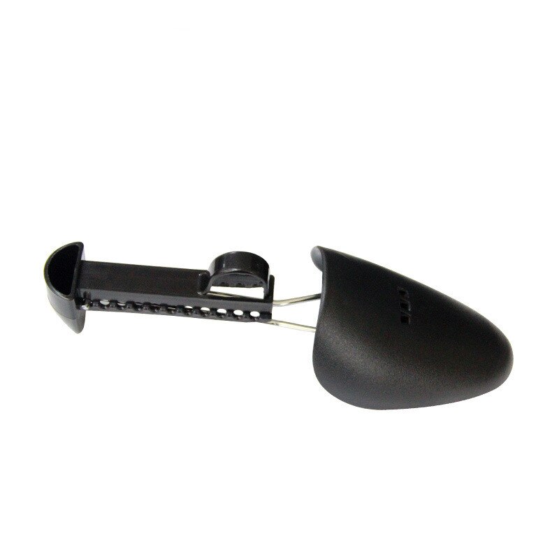 Expansor de zapatos de plástico negro, práctico árbol de zapatos, apoyo de bastidor