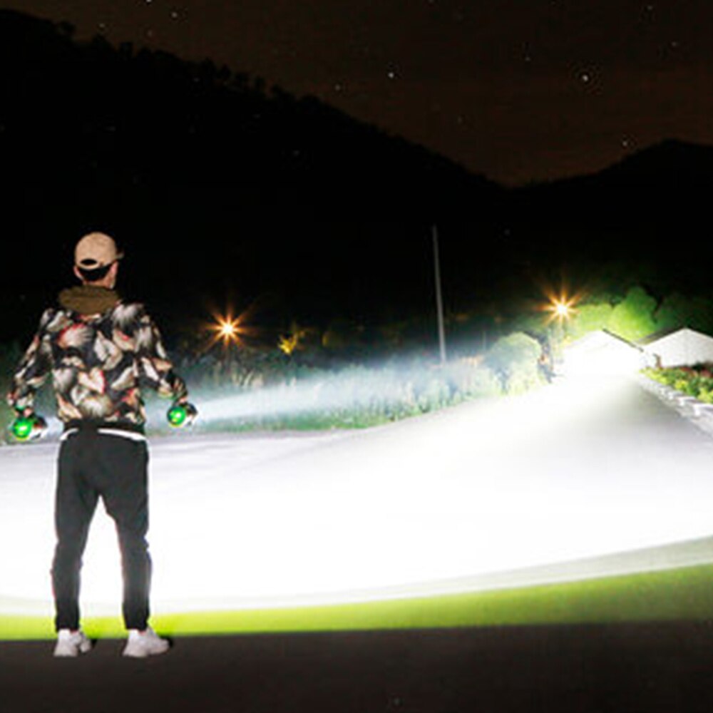 LED Portable Searchlight Powerful Work Light USB Rechargeable Flashlight Ultra-long Standby Torch OUTPUT Power Reserve Lantern