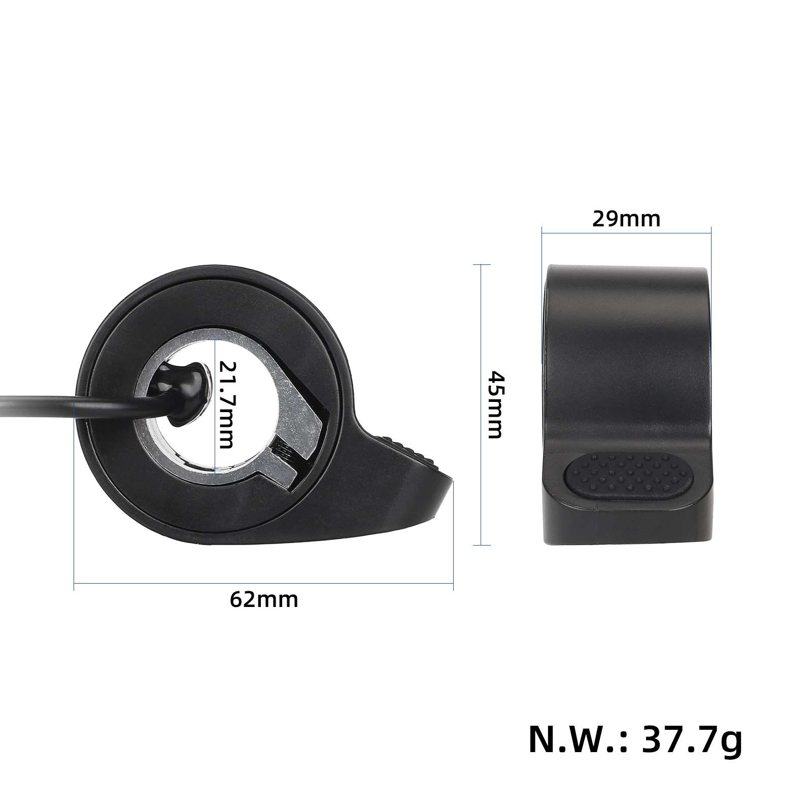 Reservedele til elektrisk scooter, elektronisk gashåndtag, tommelfingergaspedal til xiaomi  m365 pro pro 2 scooter, reservedel