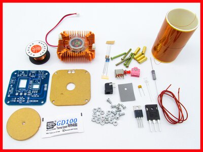Music Tesla Coil Diy Suite ZVS Technology Physics Electronics Manufacture Small Tesla Parts: Kit