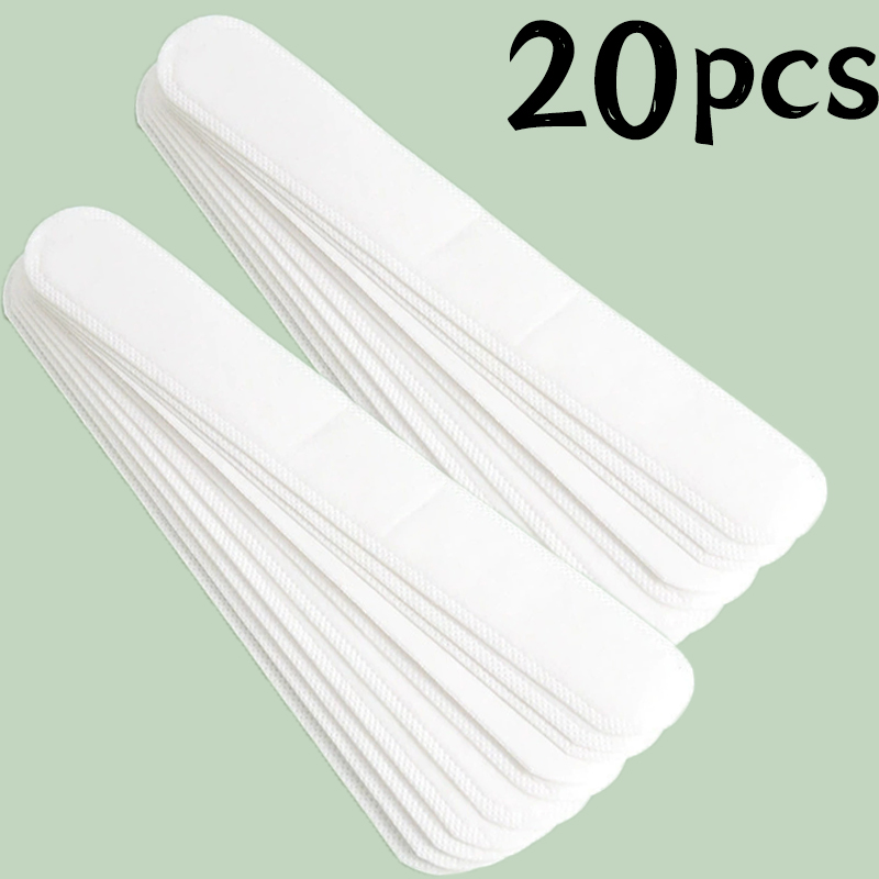 30 Uds sombrero pegatinas absorbentes de sudor mujeres hombres algodón Anti-suciedad cinturón deportivo tapa llanta cinta blanca Invisible sombrero tamaño reductor Liner Pad: Negro
