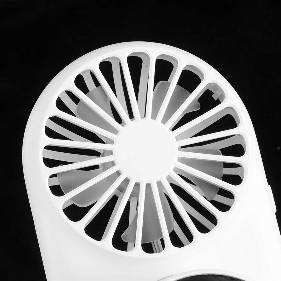 Sproeiventilator elektrische ventilator draagbaar nek hangend usb oplaadbaar sproeiventilator met make-upspiegel voor buiten reisventilator