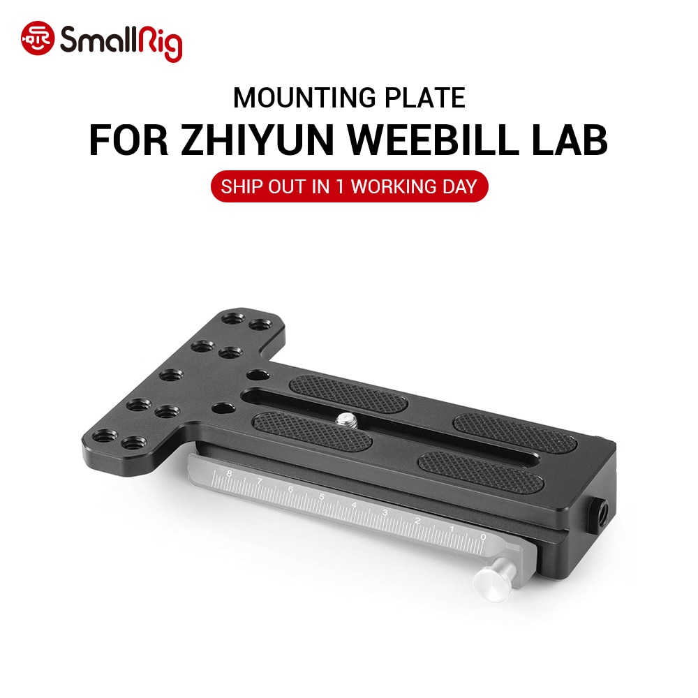 Plaque de montage pour contrepoids pour caméra small rig WEEBILL S (type Arca) pour laboratoire Zhiyun Weebill/pour cardan Zhiyun WEEBILL-S 2283