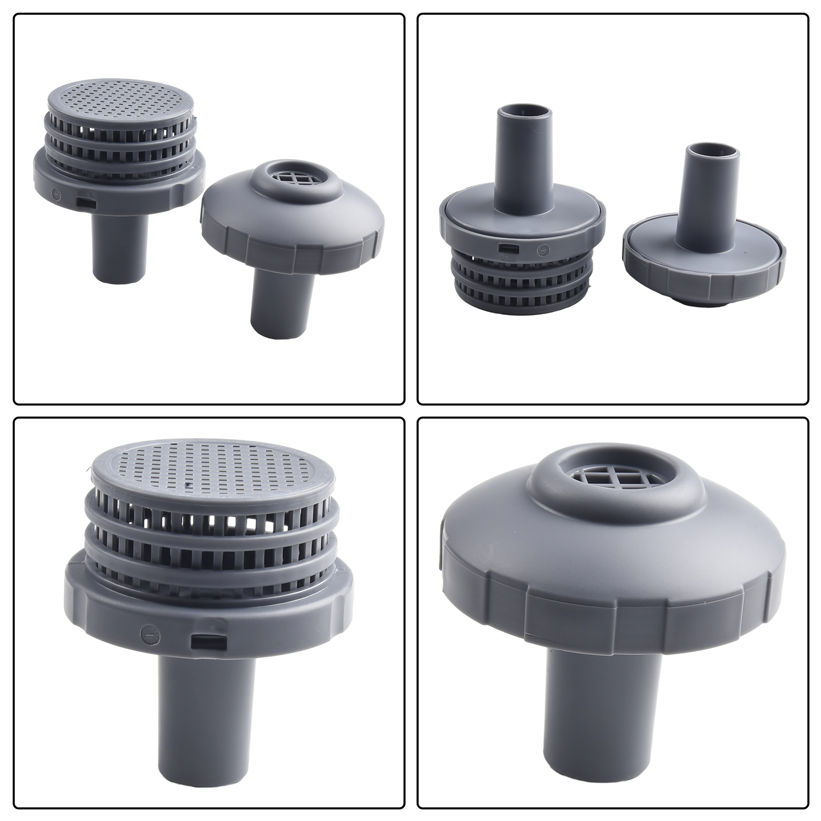 1.25 Inch Strainer Connector Replacement Part Kit Pool Inlet Outlet Injection Device Water Circulate Gardening Pool Spare Parts