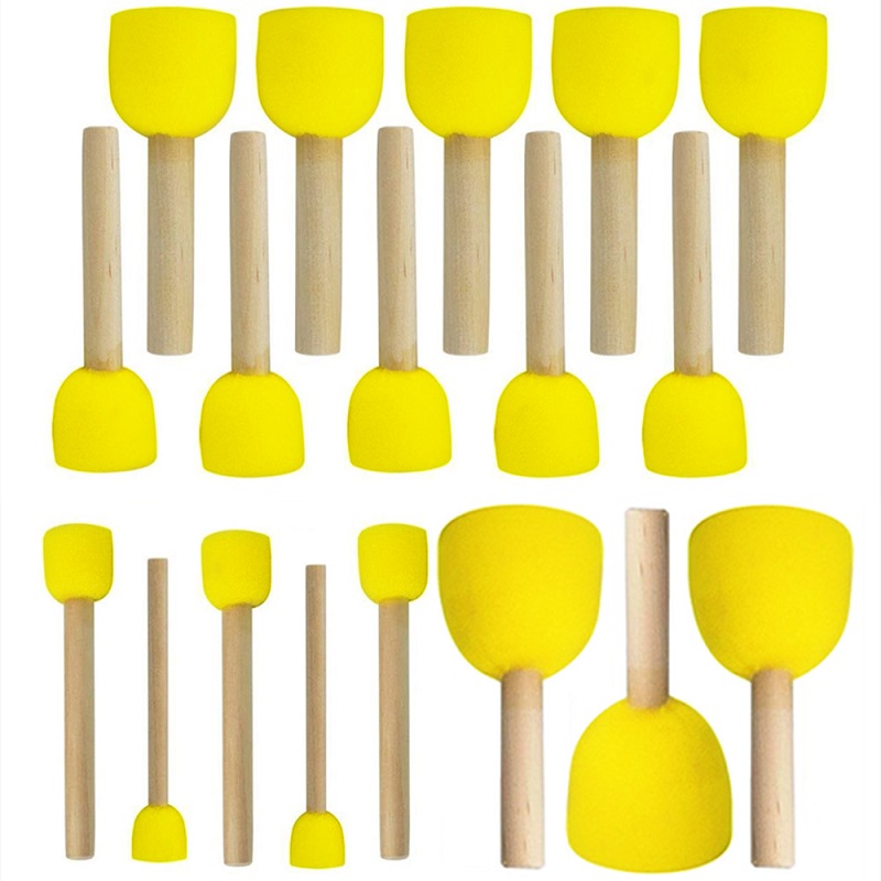 20 peças esponja para pintar esponjas para pintar artesanato esponja para colorir esponja pintura aquarela