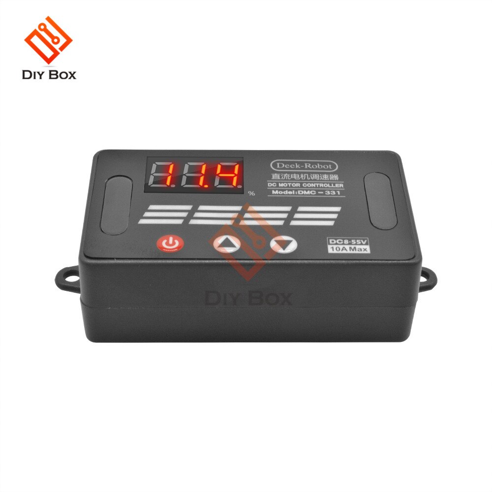 DMC-331 DC 8-55V 10A Motor Speed Controller Forward Backward LED Digital Display PWM Controller Speed Regulator