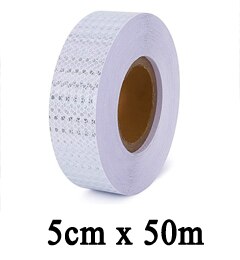 white Reflective Material Tape Sticker Safety Warning Tape Reflective Film Car Stickers: Yellow