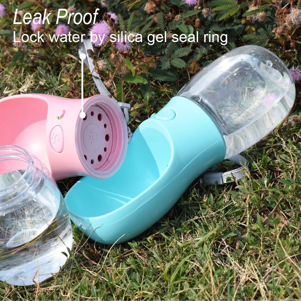 Bouteille D'eau De chien, 12-18OZ Étanche Portable Grand Chien Distributeur D'eau Pour La marche, chien Chiot Chat Voyage Bouteille D'eau Pour Animaux de compagnie