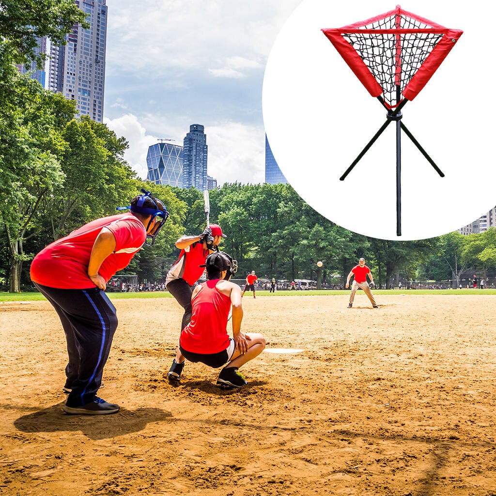 Ball Caddy, Baseball Softball Portable Batting Practice Baseball Caddy Stand, Portable &amp; Foldable.