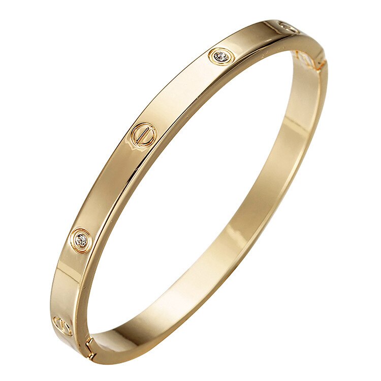 Fshion moderna smycken med rosa guld litet fräscht armband för studentpar flickvänner armband armband: Oo3