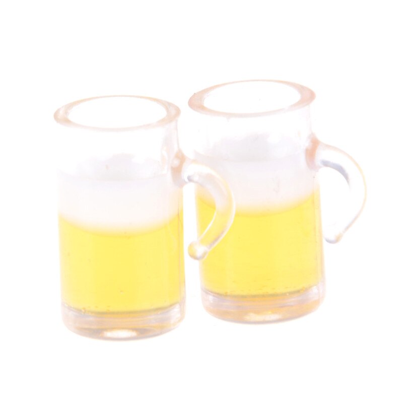 1:12 Super Nette Mini Bahre Tasse Schnelle Lebensmittel Spielzeug Miniatur Puppe Haus Möbel 18*10mm Für Puppenhaus Decals