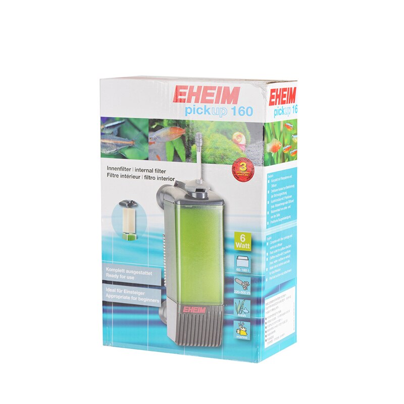 EHEIM PICKUP 160 INTERNAL FILTER FRESH WATER PICK-UP AQUARIUM FISH TANK SILENT QUIET FILTER WITH FILTER PADS