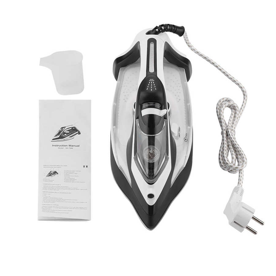 EU Plug 220V 2200W Portable Electric Steam Iron Dry Wet Ironing HG