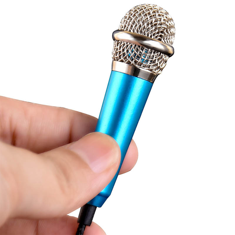 Mini micrófono estéreo de 3,5mm para estudio, auricular Ktv, Karaoke, Mini micrófono para teléfono móvil, ordenador portátil, escritorio, micrófono de tamaño pequeño