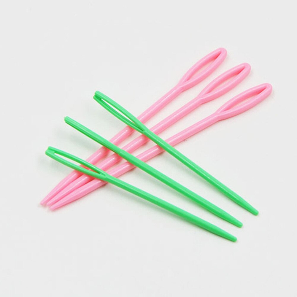Darning Plastic Craft Multicolor Yarn Sewing Needles Stitch Hand Tapestry