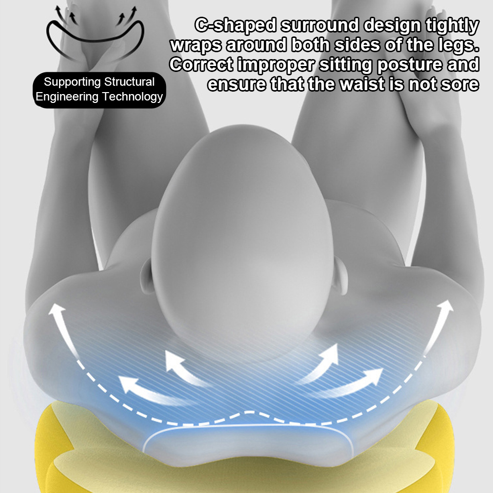 Morbido cuscino di supporto lombare per sedile di guida Cuscino lombare in memory foam Cuscino di supporto lombare per alleviare il dolore alla schiena per seggiolino auto