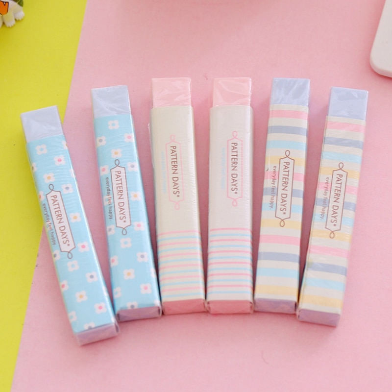 3 Kleuren Briefpapier Regenboog Strip Gum Speciale Kleur Briefpapier Gum Kids In Korea