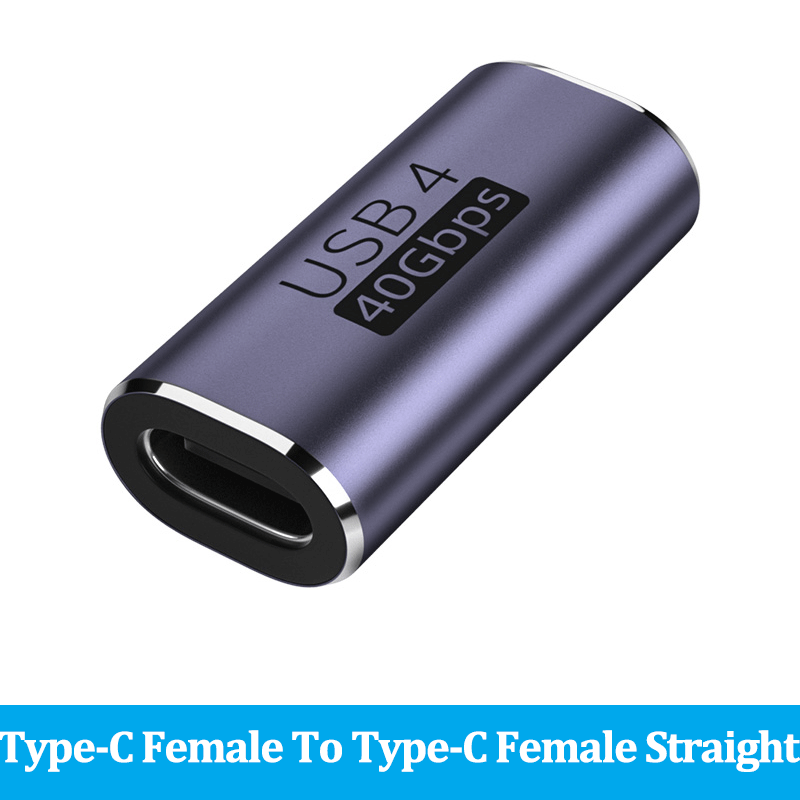 Adapter USB C 100W maszyna do cięcia metalu z USB 4.0 typu C Adapter OTG 40 gb/s szybki Transfer danych Tablet USB-C Adapter do ładowania laptopa MacBook: YELLOW