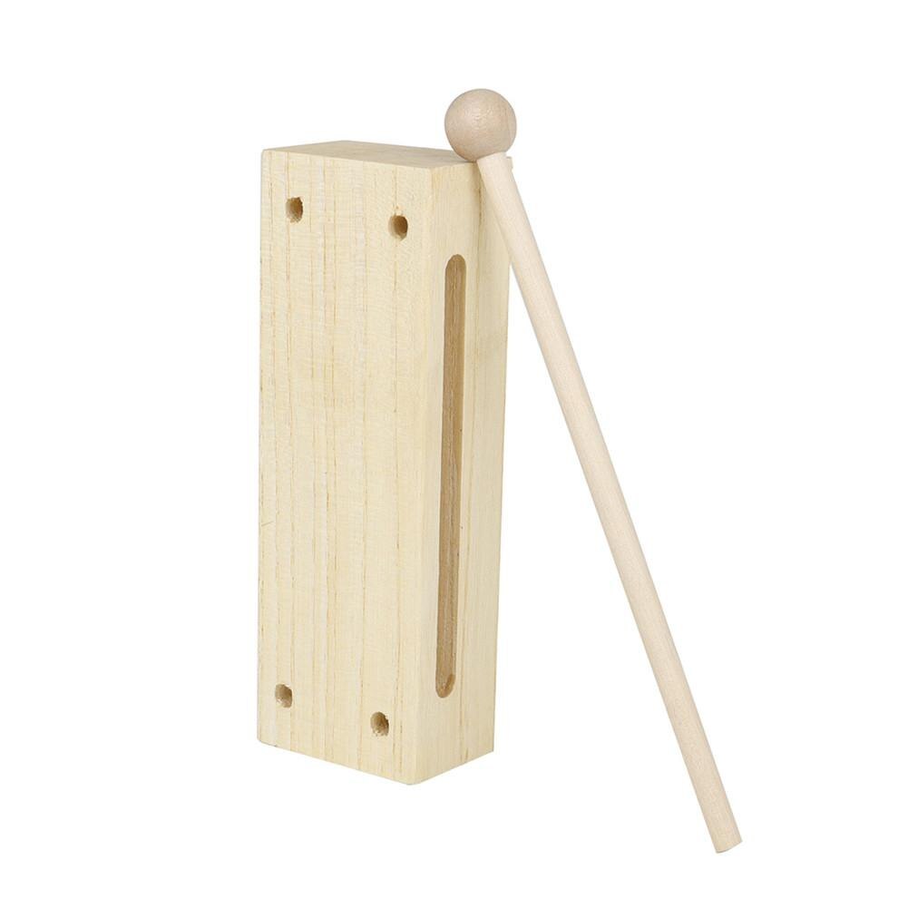 Kleinkind Musical Instrumente Holz Schlagzeug Instrument mit freundlicher Hammer Platz Zwei-Tonne Klöppel