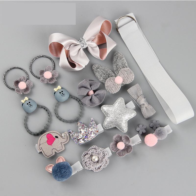 16 teile/satz Baby Mädchen Haar Clips Haarnadel Cartoon Baby Stirnband Bogen Blume Kinder Barrettes Headwear Baby Haar Zubehör: P2