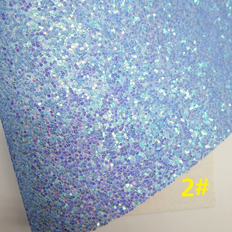 Blauw Glitter Leer, Bloemen Gedrukt Faux Leer, reliëf Bloemen Synthetisch Leer Voor Boog A4 21X29Cm Twinkling Ming KM228