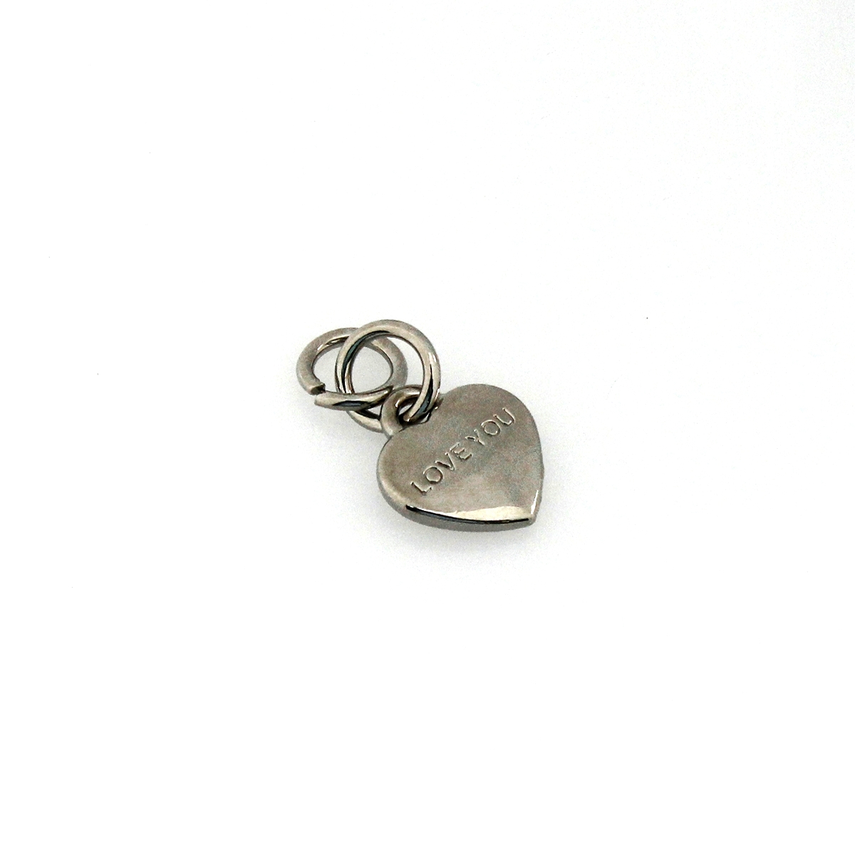 2 pièces en métal en forme de cœur, pendentif à fermeture éclair pour sac à main, porte-monnaie, bagages, chaussures, quincaillerie, fermeture, accessoires de sac: Silver