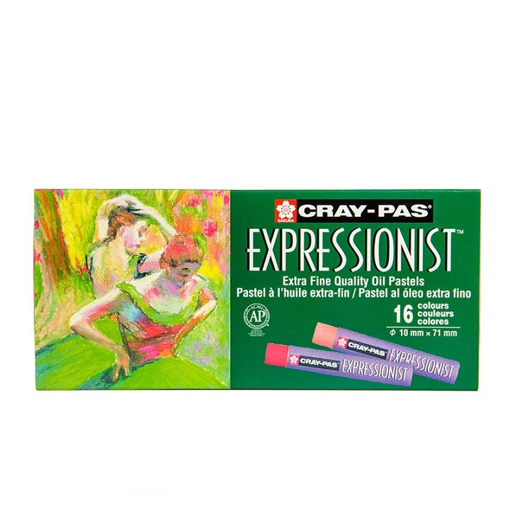 Sakura olje pastell sett xlp 12/16/25/36/50 stykker cray-pas ekspresjonistisk assortert farge låve graffiti farge fargestiftdrakt: 16 farger