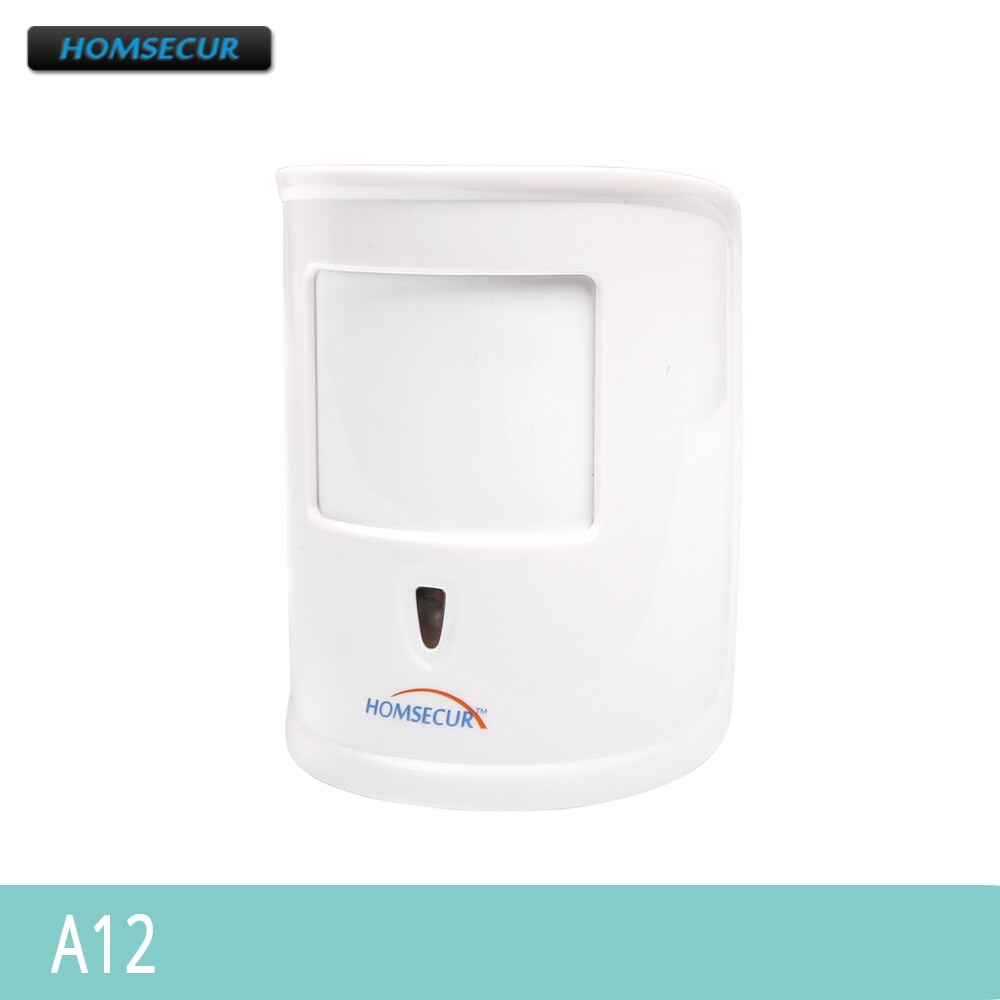 HOMSECUR 433MHz Home Alarm Accessories(Flash Siren/Smoke Sensor/IP camera/Glass Sensor,A19 etc. ) For Our Home Alarm Systems: Wireless Pet PIR A12