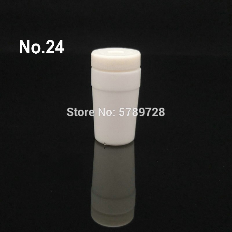 1pc lab ptfe teflon plug 14/19/24/29/34/40/45/50#  geschikt voor snaarstang ptfe vaste stop bijpassende roerder