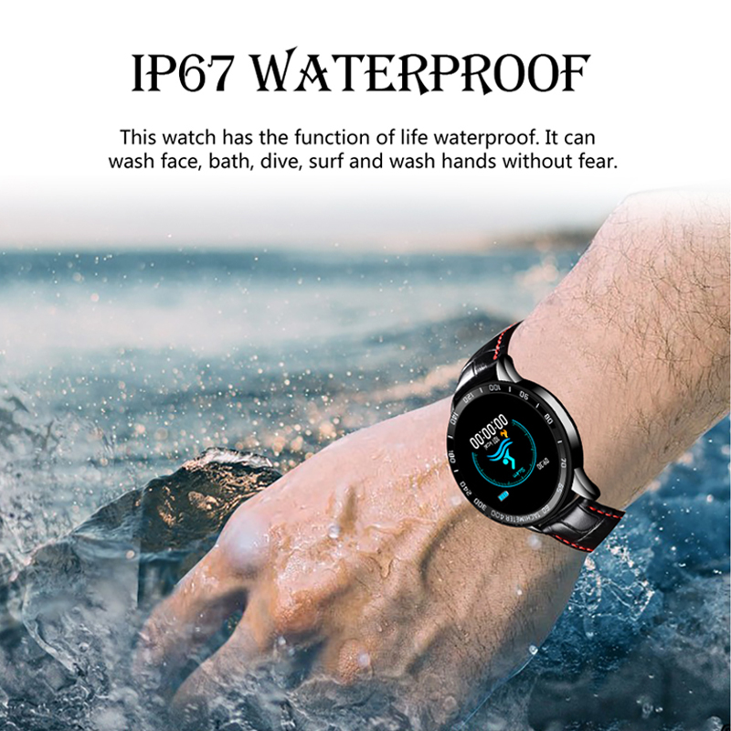 LIGE nouvelle montre intelligente hommes fréquence cardiaque pression artérielle Fitness Tracker Sport montre IP67 étanche Smartwatch podomètre + boîte